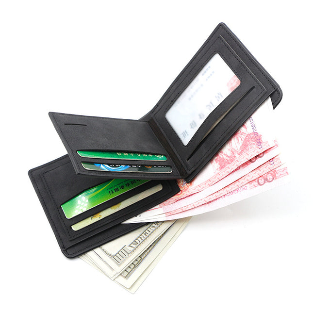Dark Brown Men's Genuine Leather Bifold Wallet – product detail