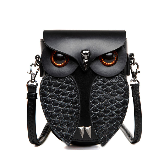 Creative Owl Design Crossbody Shoulder Bag Compact Unique & Stylish for Women V888-ELOSUNG12771