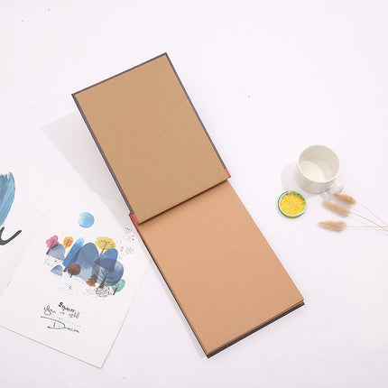 DIY Scrapbook Adventure Album Retro Kraft Paper Photo Book with String Binding – design and finish