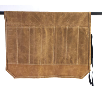 Green Durable Waxed Canvas Knife Roll Bag – product detail