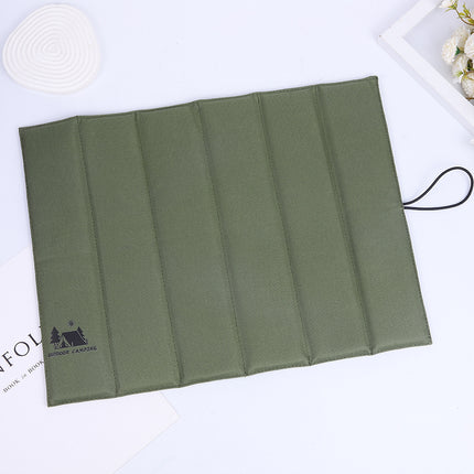3PCS Green Portable Outdoor Folding Seat Cushion