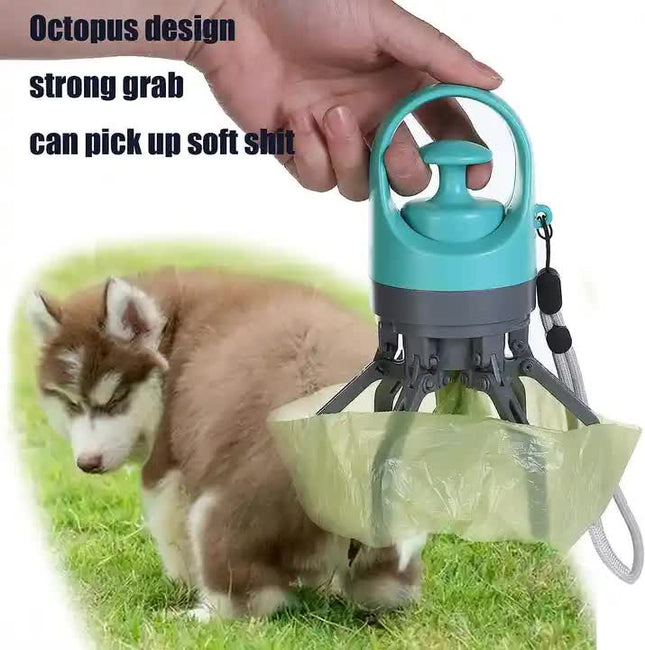 Orange Portable Dog Poop Scooper (Friendly)