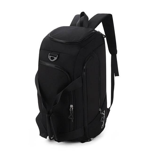Black Large Capacity Travel Backpack Multi-Function Carry-On Bag for Clothes Luggage Storage and Business