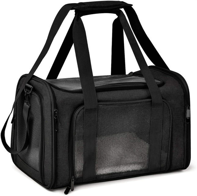 L Black Portable Foldable Pet Carrier V888-ELOSUNG13129
