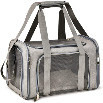S Grey Portable Foldable Pet Carrier V888-ELOSUNG13131