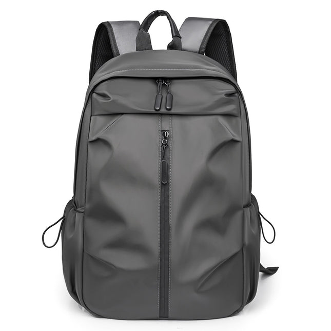 Grey Casual Korean Style Backpack