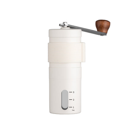 White Portable Stainless Steel Coffee Grinder