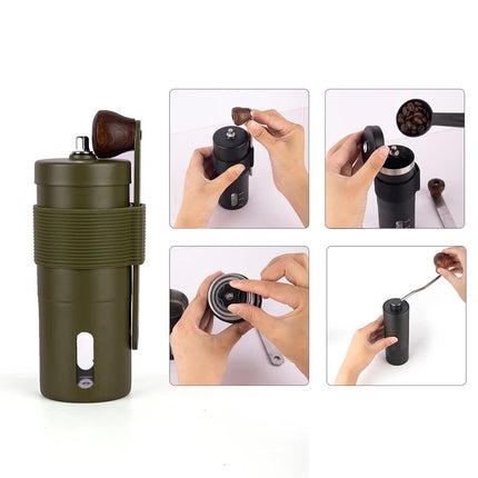 Black Portable Stainless Steel Coffee Grinder – design and finish