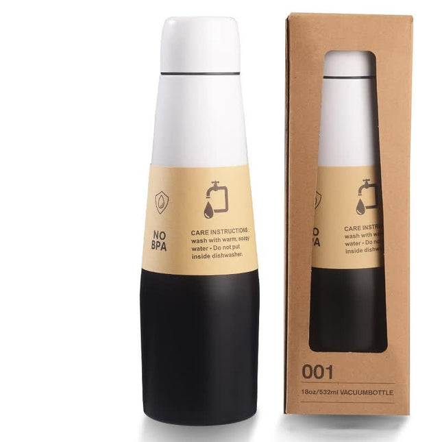 Black Whiten Gradient High-Quality Gradient Color Insulated Water