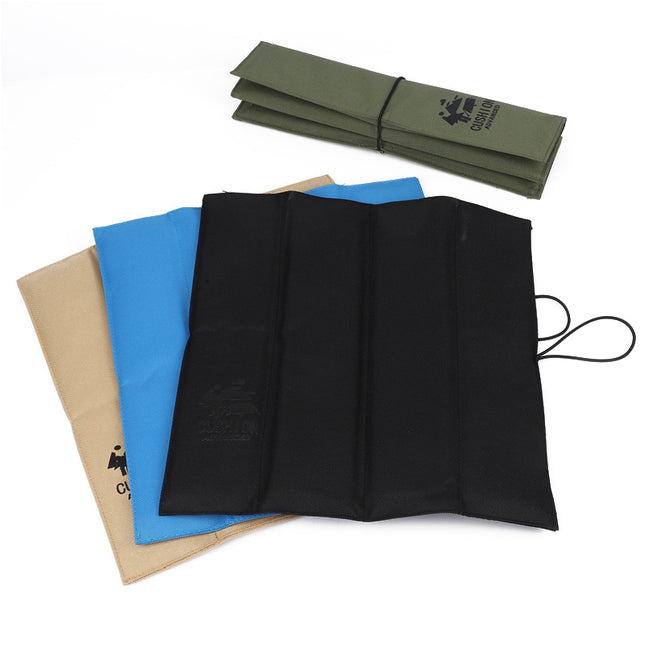 4 PCS Black Portable Waterproof Outdoor Picnic Mat - Folding design