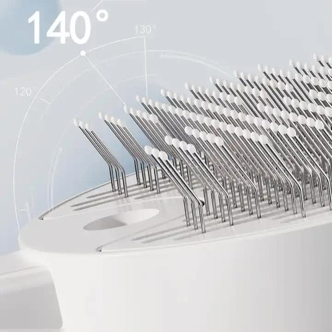 White Pet Grooming Spray and Massage Brush One-Click Hair Removal Comb for Cats & Dogs UV Sterilization – product detail