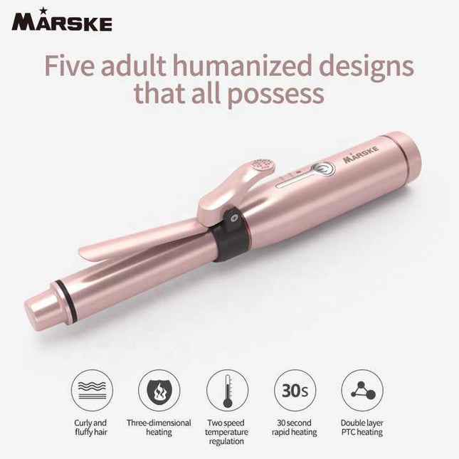 Portable Cordless Hair Curler and Straightener Wireless (Friendly)