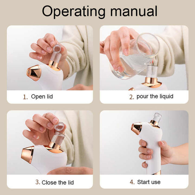 Pink Portable Oxygen Injector for Face Hydration and Skin Rejuvenation 40ml USB Rechargeable Atomizer – product detail