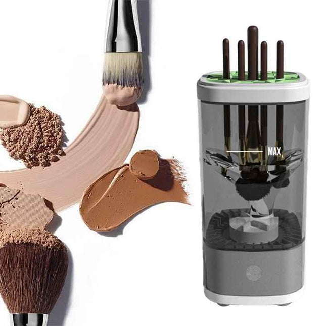 Grey Electric Makeup Brush Cleaner and Dryer
