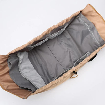 Beige Convertible Multifunctional Baby Cradle Travel Bag – Women’s Backpack, Shoulder Bag, Mummy Bag with Expandable Storage