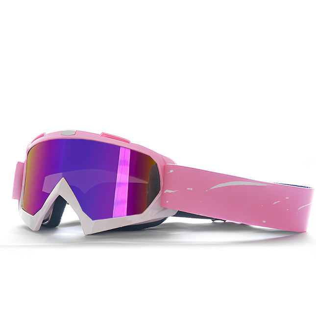 Progressive Pink + Colorful Lenses Outdoor Protective Motorcycle