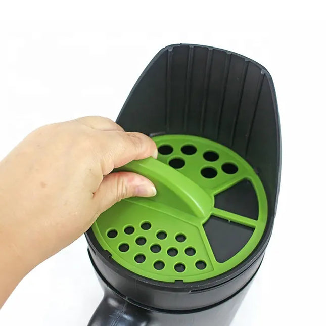 Garden Lawn Seed Spreader and Snow Salt Dispenser
