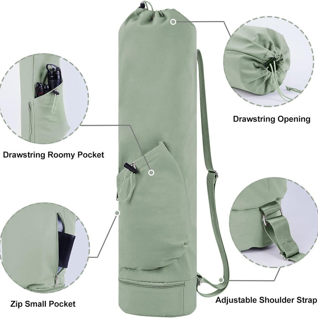Beige Durable Yoga Mat Carry Bag – product detail