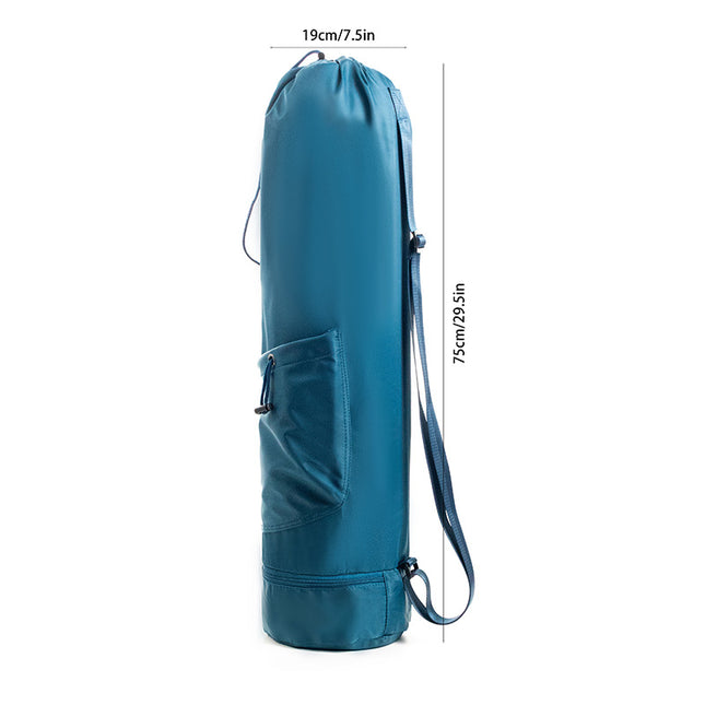 Dark Blue Durable Yoga Mat Carry Bag