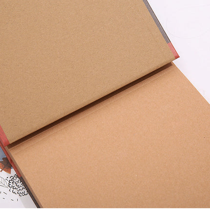 26*18CM 2 Pcs Vintage DIY Scrapbook Photo Album - Our Adventure Book for Travel and Memories