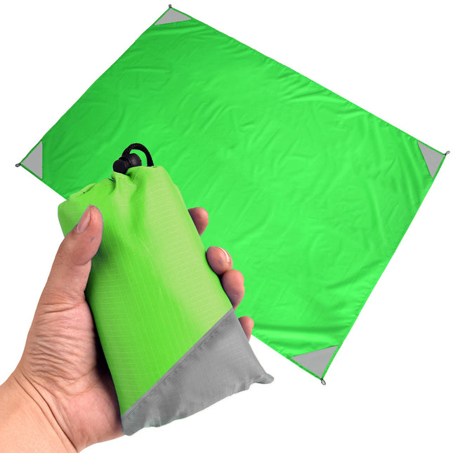 Green And Grey Portable Waterproof Camping Mat
