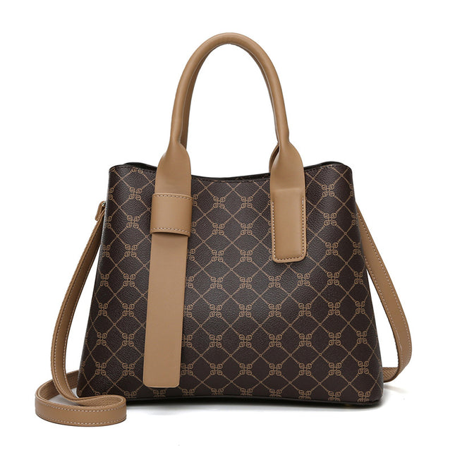 Brown Retro Fashion Handbag