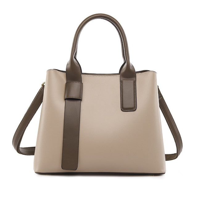 Light Brown and Brown Retro Fashion Handbag