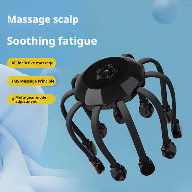 Black Upgraded B model 5 modes Plus vibration Plus timing Plus red light Multifunctional Electric Head – product detail