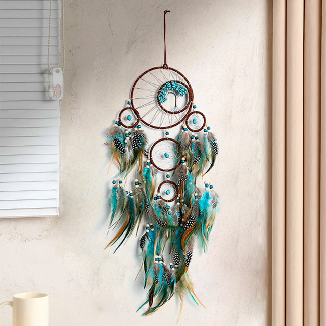 Handmade Dream Catcher with Feathers