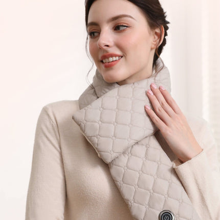 Black Upgraded Electric Heated Scarf - 3-Level Adjustable Heating