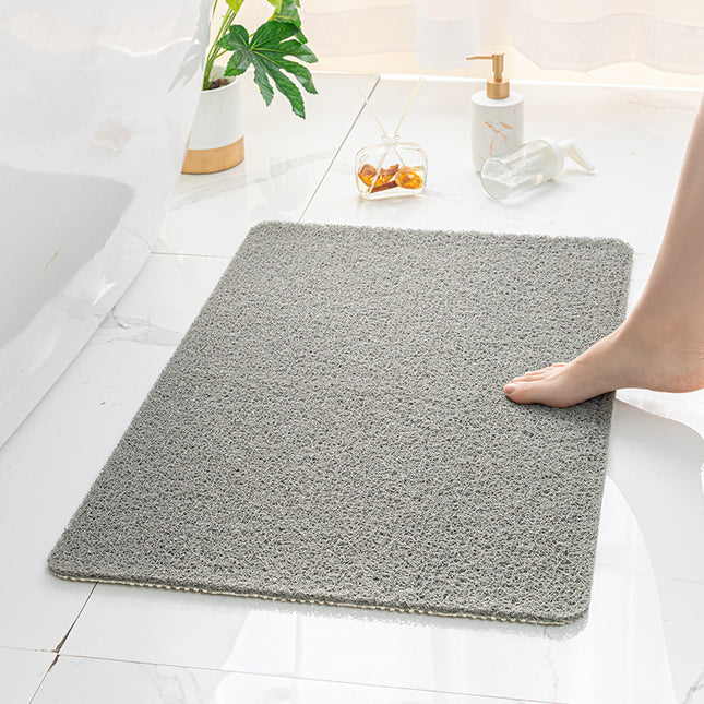 Gray Non-Slip Loofah-Style Bathroom Mat Quick-Dry and Soft 40 60cm V888-ELOSUNG15187