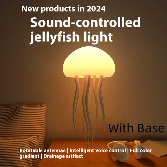 Hanging With Base Style Jellyfish Shaped Night Light