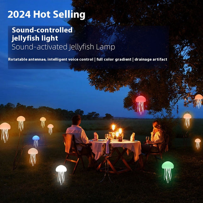 Hanging With Base Style Jellyfish Shaped Night Light – product detail