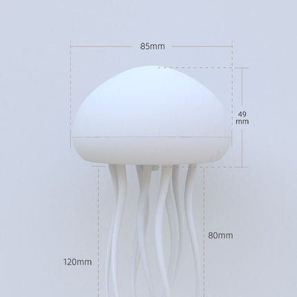 Hanging With Base Style Jellyfish Shaped Night Light - 1000mAh Rechargeable LED Lamp