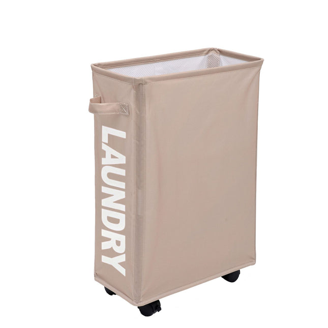 Rolling Laundry Basket with Wheels