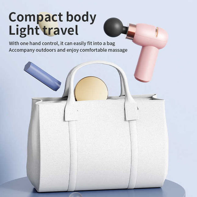 LC-005-White Portable Mini Massage Gun – product detail