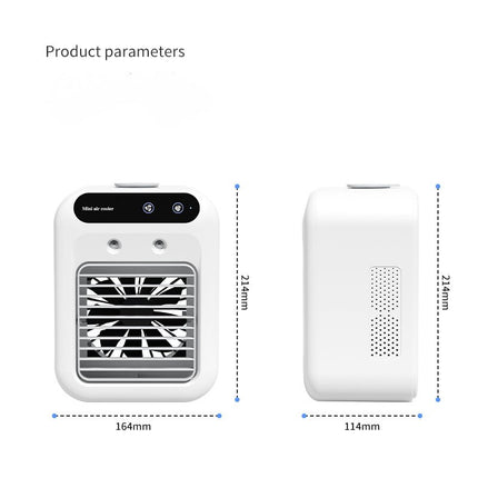 Portable Mini Air Cooler L7 with 500ml Water Tank and Humidifier Function – product features
