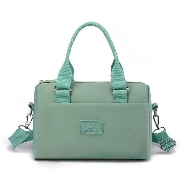 0485# Light Green Multifunctional Nylon Shoulder Bag