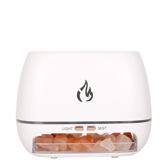 White Himalayan Salt Flame Aroma Diffuser