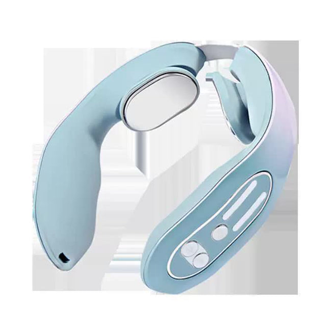 Gradient Blue 12-Level Intelligent Neck Massager with Heating Function
