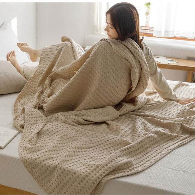 Cotton Waffle Blanket – product detail