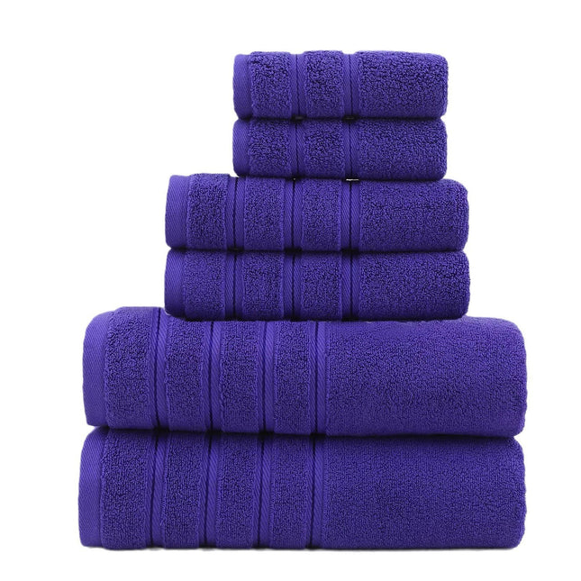 Purple Luxury Cotton Towel Set