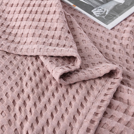Cotton Waffle Blanket – shape and profile