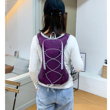 Black Outdoor Sports Backpack for Running, Hiking, and Cycling - Lightweight and Waterproof（The product does not include a kettle）