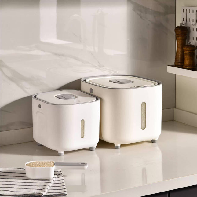 Large Capacity Rice Storage Container with Handle - Airtight