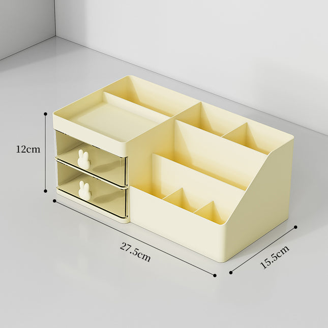 Yellow Drawer-Style Cosmetic Organizer