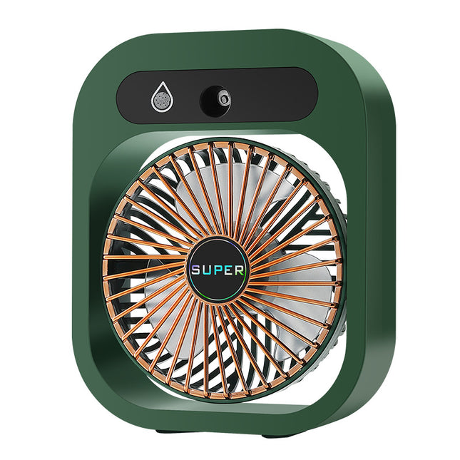 Portable USB Rechargeable Misting Fan Compact Personal Fan with Cooling Spray