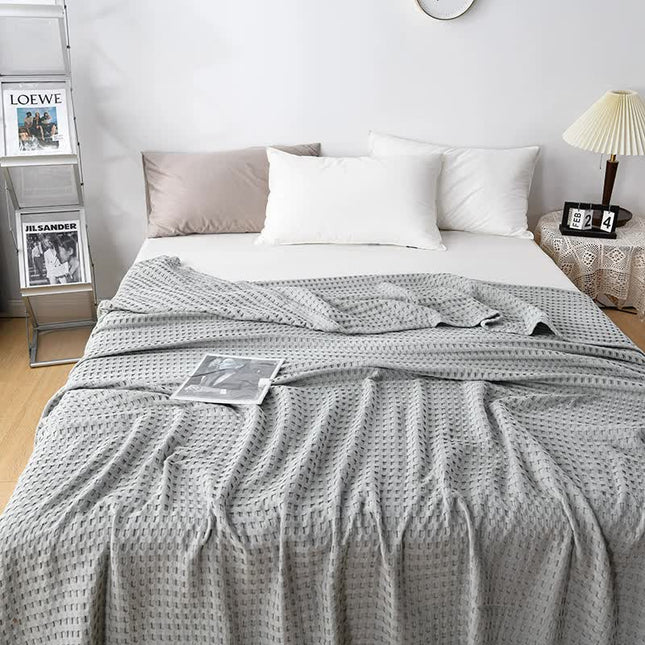 Cotton Waffle Blanket