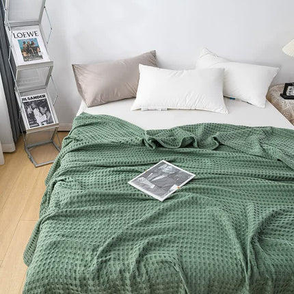 Cotton Waffle Blanket