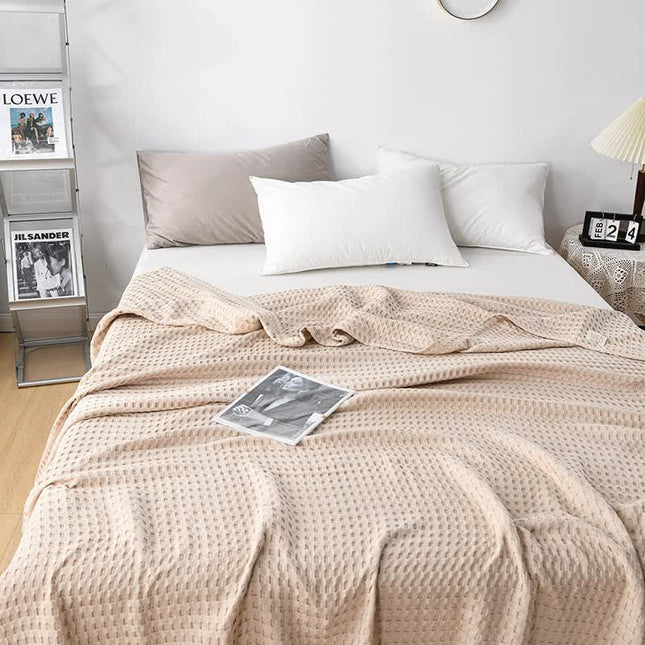 Cotton Waffle Blanket